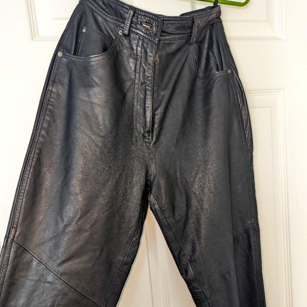 High waisted Wilson's leather pants